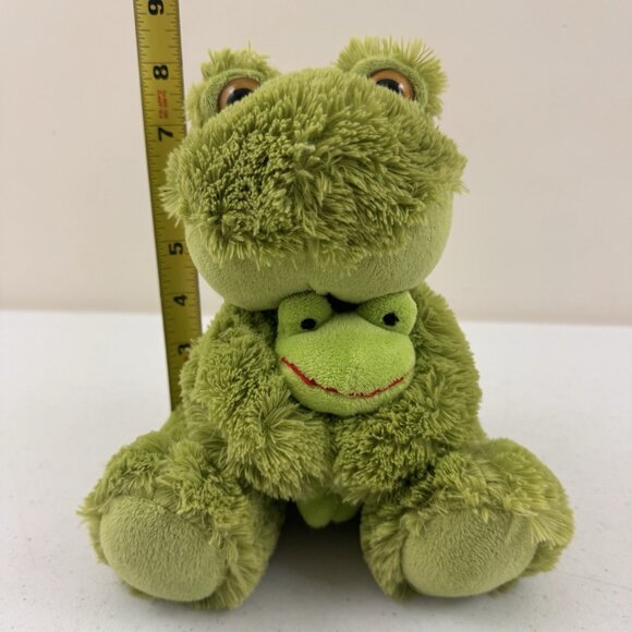 Best Made Toys Green Mother And Baby Frog Plush Toy Stuffed Animal - Picture 7 of 9